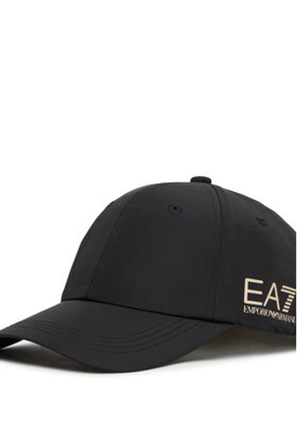 EA7 Emporio Armani Czapka z daszkiem 7X000055 AF13286 UC001 Czarny. Kolor: czarny. Materiał: poliester, materiał