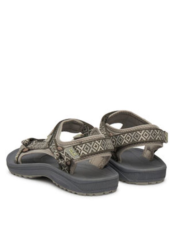 Jack Wolfskin Sandały Wave Breaker 4050291 Brązowy. Kolor: brązowy. Materiał: materiał