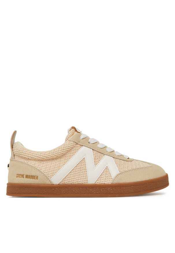 Steve Madden Sneakersy Degree SM11003179 Beżowy. Kolor: beżowy. Materiał: skóra