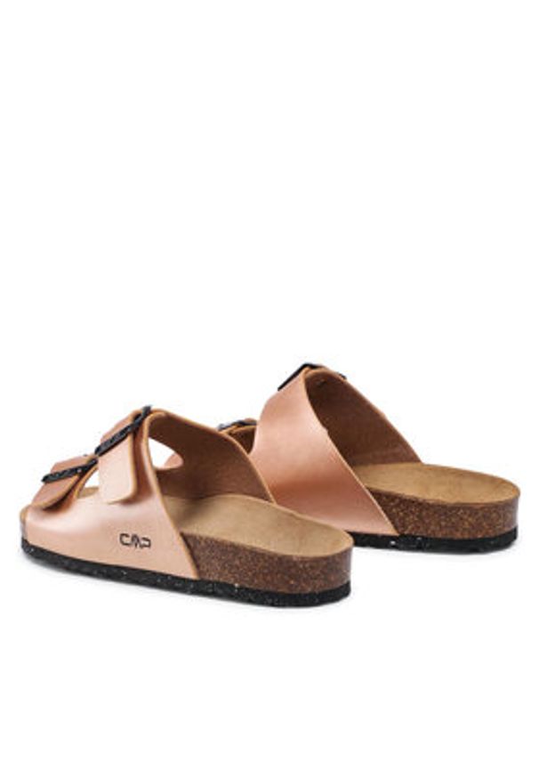 CMP Klapki Eco Thalitha Wmn Slipper 3Q91016 Różowy. Kolor: różowy. Materiał: skóra