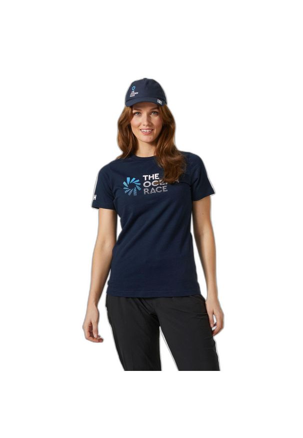 Koszulka damska Helly Hansen Ocean Race. Kolor: niebieski. Sport: narciarstwo