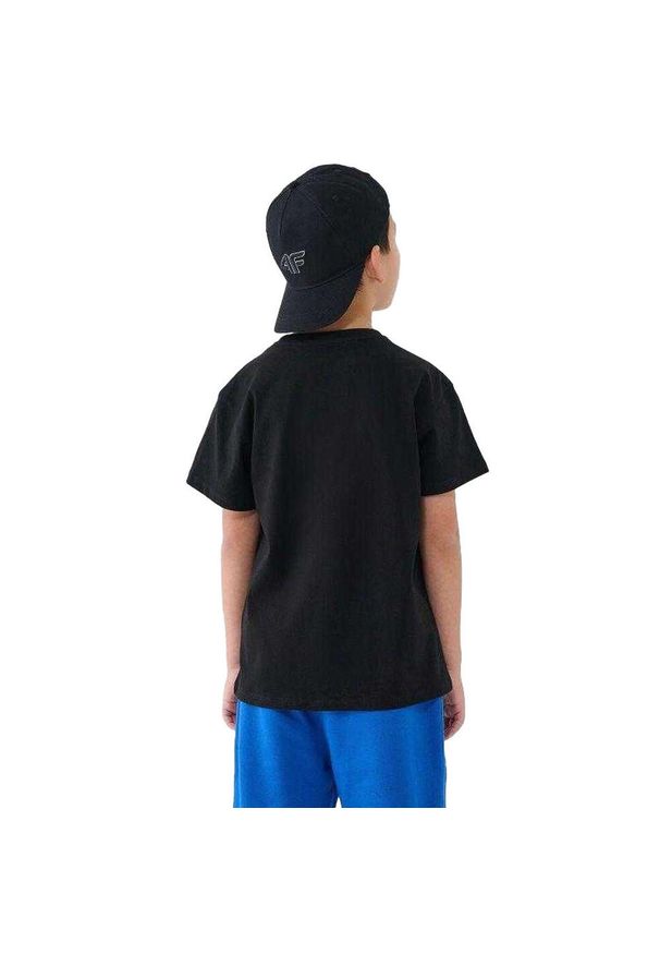 4f - T-shirt Dla Chłopca JWMM00TTSHM2330. Kolor: czarny