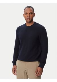 BOSS Sweter H-Lofranco 50565565 Granatowy Regular Fit. Kolor: niebieski. Materiał: bawełna #1