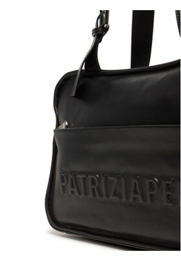 Patrizia Pepe Torebka 2B0125/L113P Czarny. Kolor: czarny. Materiał: skórzane