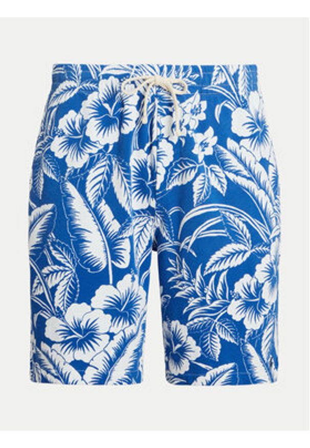 Polo Ralph Lauren Szorty materiałowe 710935541001 Niebieski Regular Fit. Kolor: niebieski. Materiał: bawełna