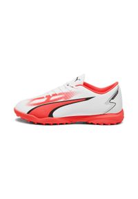 Puma - Buty piłkarskie męskie PUMA Ultra Play TF. Kolor: biały, czarny, czerwony, wielokolorowy. Materiał: guma, syntetyk, materiał. Sport: piłka nożna