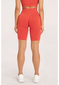 GYM GLAMOUR - Bikery fitness damskie Gym Glamour push up 2.0. Kolor: pomarańczowy. Sport: fitness