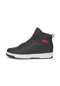 Buty do chodzenia Puma REBOUND JOY FUR JR. Kolor: wielokolorowy, szary. Materiał: guma, materiał, syntetyk. Sport: turystyka piesza