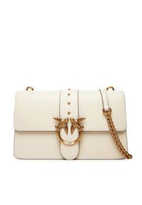 Pinko - PINKO Torebka Love One Classic ST.CL Al 25-26 PLTT 105857 A0F1 Biały. Kolor: biały. Materiał: skórzane #6