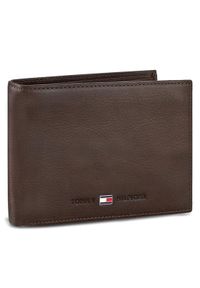 TOMMY HILFIGER - Tommy Hilfiger Duży Portfel Męski Johnson Cc Flap And Coin Pocket AM0AM00660/82566 Brązowy. Kolor: brązowy #1