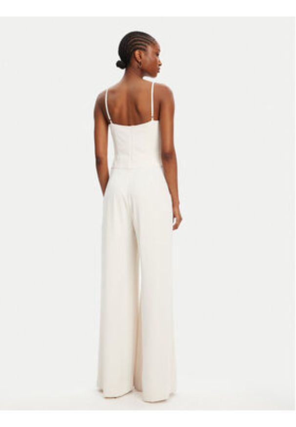 ACCESS FASHION Kombinezon 53-5508-145 Écru Slim Fit. Materiał: syntetyk