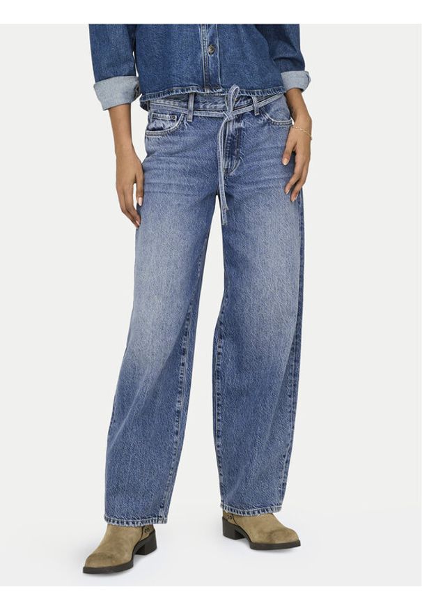 only - ONLY Jeansy Gianna 15325796 Niebieski Balloon Fit. Kolor: niebieski