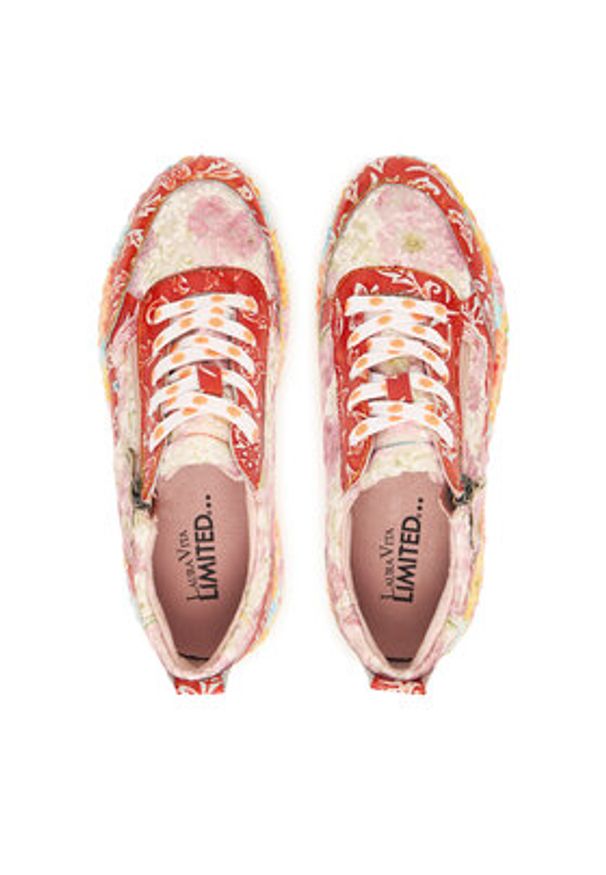 Laura Vita Sneakersy Nikito 62 Kolorowy. Materiał: skóra. Wzór: kolorowy