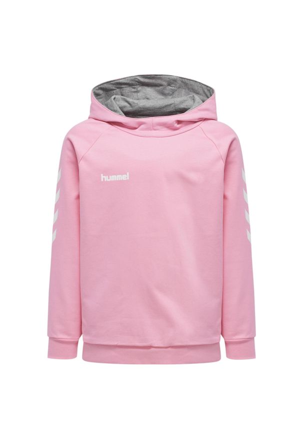 Bluza dziecięca z kapturem Hummel hmlGO. Typ kołnierza: kaptur. Kolor: różowy. Wzór: jodełka. Sport: joga i pilates