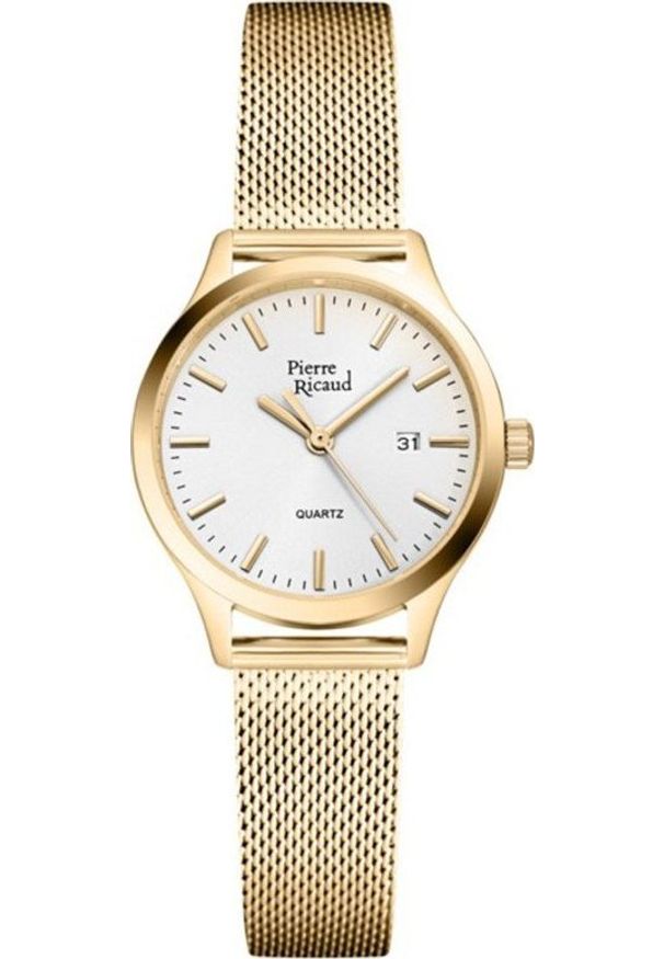 Zegarek Pierre Ricaud Zegarek damski Pierre Ricaud P51094.1113Q złoty. Kolor: złoty