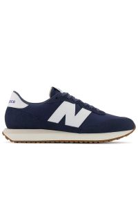 Buty New Balance MS237GB - granatowe. Okazja: na co dzień. Zapięcie: sznurówki. Kolor: niebieski. Materiał: guma, zamsz. Szerokość cholewki: normalna #1