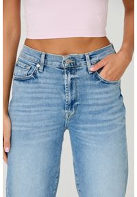 7 FOR ALL MANKIND Błękitne jeansy damskie MALIA LUXE VINTAGE MUST, Rozmiar 28. Kolor: niebieski. Styl: vintage #4