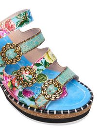 Laura Vita Klapki Naomio 10 Niebieski. Kolor: niebieski. Materiał: skóra #4