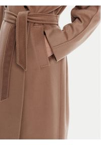 Weekend Max Mara Płaszcz wełniany Resina 2525016031 Brązowy Regular Fit. Kolor: brązowy. Materiał: wełna #3