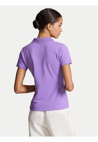 Polo Ralph Lauren Polo 211870245012 Fioletowy Slim Fit. Typ kołnierza: polo. Kolor: fioletowy. Materiał: bawełna #6