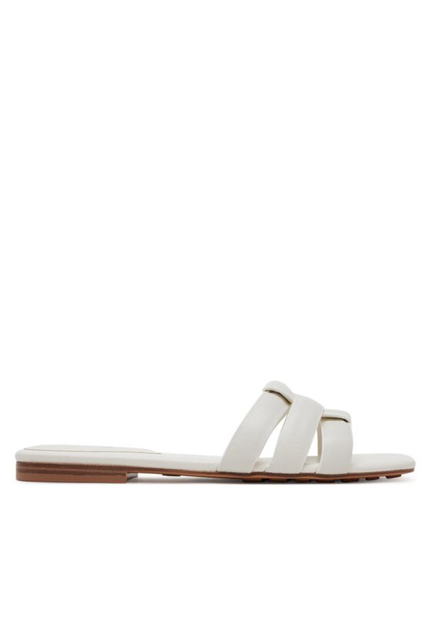 Aldo Klapki Gotosandal 13966710 Biały. Kolor: biały. Materiał: skóra