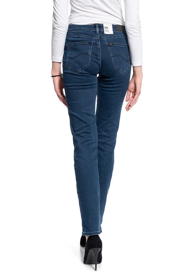 Lee - DAMSKIE SPODNIE JEANSOWE LEE Marion Straight DARK JONI L301PHWV 112105873