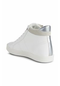 Geox buty kolor biały. Nosek buta: okrągły. Zapięcie: sznurówki. Kolor: biały. Szerokość cholewki: normalna
