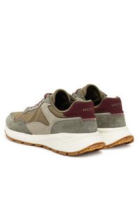 HOFF Sneakersy City Mkii 22535610 Khaki. Kolor: brązowy. Materiał: zamsz, skóra