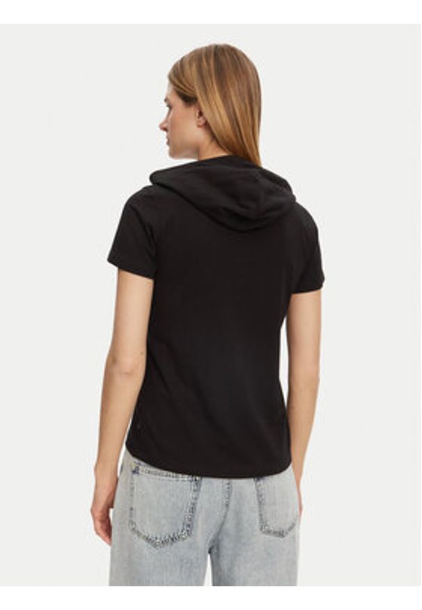 Guess T-Shirt W5GP28 J1314 Czarny Regular Fit. Kolor: czarny. Materiał: bawełna