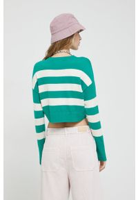 only - Only sweter damski kolor zielony lekki. Kolor: zielony. Materiał: dzianina. Długość rękawa: długi rękaw. Długość: długie #2