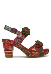 Laura Vita Sandały Nellao 15 Czerwony. Kolor: czerwony. Materiał: skóra #1