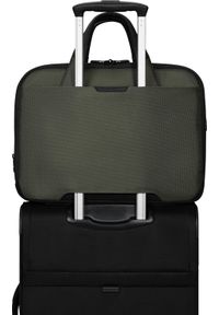 Samsonite 147141 1388 15.6'' PRO-DLX 6 zielony. Kolor: zielony. Materiał: skóra, materiał. Wzór: kolorowy. Styl: elegancki, biznesowy