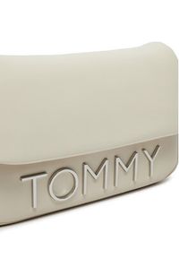 Tommy Jeans Torebka Tjw Bold Elongated Flap Cross. AW0AW16258 Écru. Materiał: skórzane #5