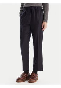 Weekend Max Mara Spodnie materiałowe Hataley 2525136022 Granatowy Regular Fit. Kolor: niebieski. Materiał: wełna