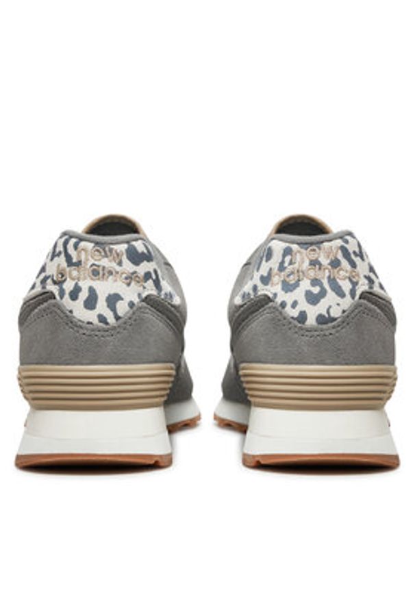 New Balance Sneakersy WL574IJ2 Szary. Kolor: szary. Materiał: zamsz, skóra. Model: New Balance 574