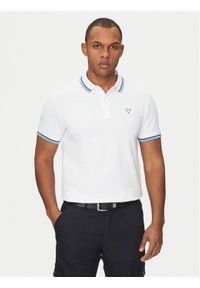 Guess T-Shirt M2GP34 KARS0 Biały Regular Fit. Typ kołnierza: dekolt w karo. Kolor: biały. Materiał: bawełna #1