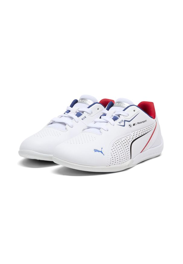 Puma - Młodzieżowe sneakersy BMW M Motorsport Drift Cat 11 PUMA White. Okazja: na co dzień. Kolor: biały, wielokolorowy, beżowy