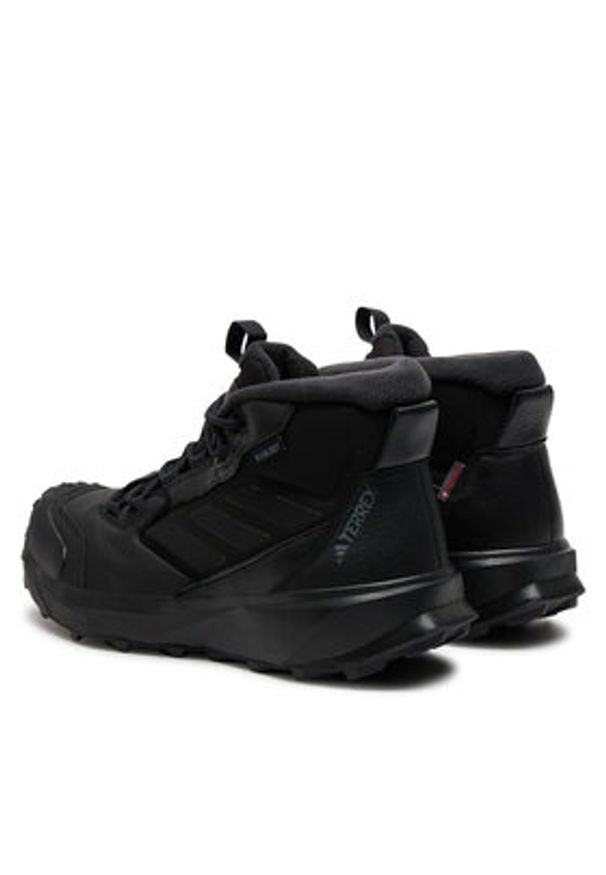 Adidas - adidas Trekkingi Terrex Winter Boot Mid Leather ID2859 Czarny. Kolor: czarny. Materiał: skóra, nubuk. Model: Adidas Terrex. Sport: turystyka piesza