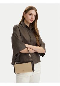 Calvin Klein Torebka Ck Canvas Convertible Pouch LV04F1126G Beżowy. Kolor: beżowy #1