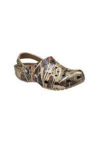 Klapki unisex, Crocs Classic Realtree V2. Kolor: zielony. Materiał: syntetyk, materiał. Styl: sportowy