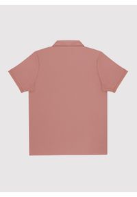 Pako Lorente - PAKO LORENTE - Różowy t-shirt polo na trzy guziczki. Okazja: na co dzień. Typ kołnierza: polo. Kolor: czerwony, oliwkowy, różowy. Materiał: poliester, bawełna. Sezon: jesień. Styl: casual #8