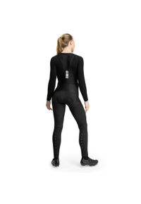 SIROKO - Długie spodnie rowerowe damskie SRX PRO Premier. Kolor: czarny. Materiał: nylon. Długość: długie
