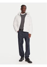 Calvin Klein Jeans Kurtka puchowa LV04RC518G Biały Regular Fit. Kolor: biały. Materiał: syntetyk #5