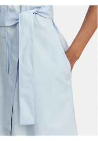 Hugo - HUGO Sukienka koszulowa Kinime 50559480 Niebieski jasny Regular Fit. Kolor: niebieski. Materiał: bawełna. Typ sukienki: koszulowe #4