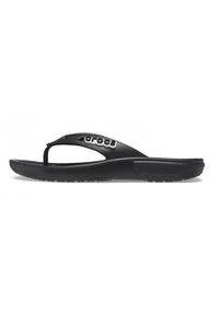 Japonki damskie Crocs Classic Flip. Kolor: czarny. Materiał: materiał, syntetyk