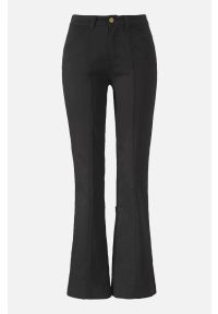 Cellbes - Spodnie typu bootcut ze szwami ozdobnymi. Kolor: czarny. Styl: klasyczny #1