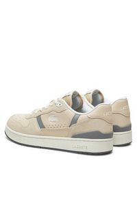 Lacoste Sneakersy T-Clip 748SMA0032 Beżowy. Kolor: beżowy. Materiał: skóra #5