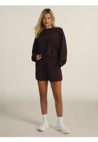 4f - 4F Spodenki z modalem damskie 4F x Anna Lewandowska - brązowe S. Stan: podwyższony. Kolor: brązowy. Materiał: materiał, dzianina. Sport: joga i pilates, fitness #1