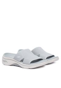 skechers - Skechers Klapki Gowalk Arch Fit 2.0 - Dakota 140865/LTGY Szary. Kolor: szary. Materiał: materiał #5