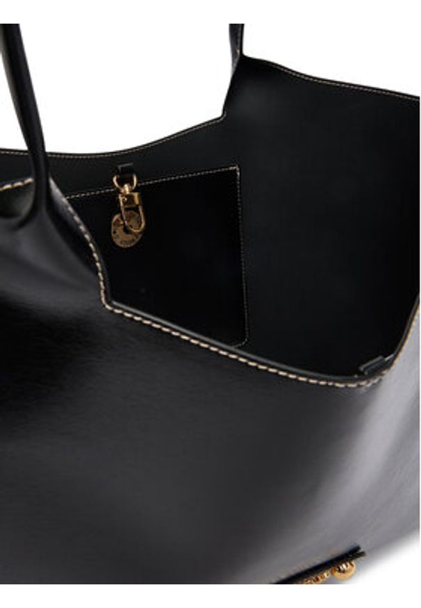 Love Moschino - LOVE MOSCHINO Torebka JC4129PP1OLH0000 Czarny. Kolor: czarny. Materiał: skórzane